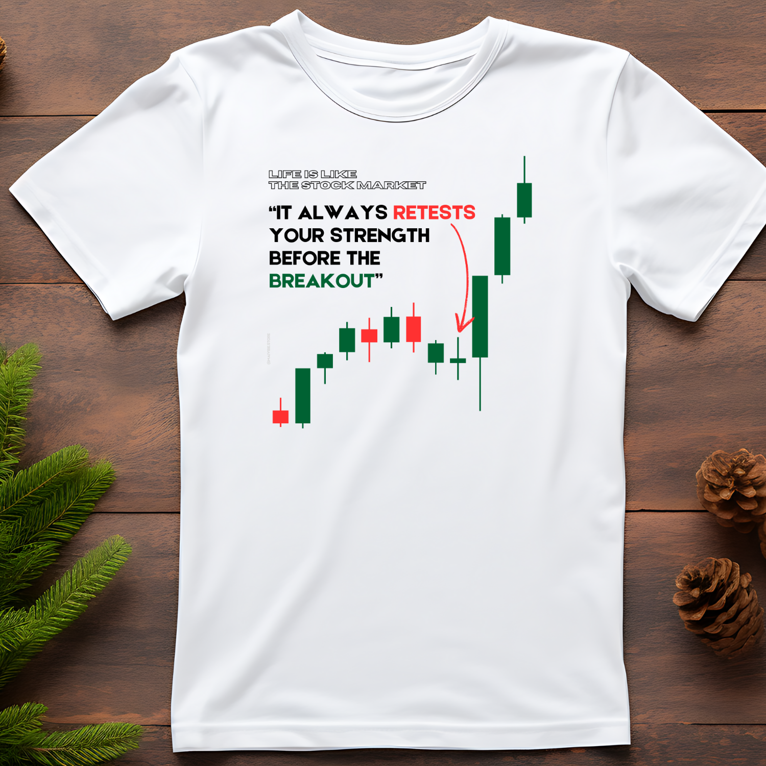 Stock market life - Cotton T-Shirt