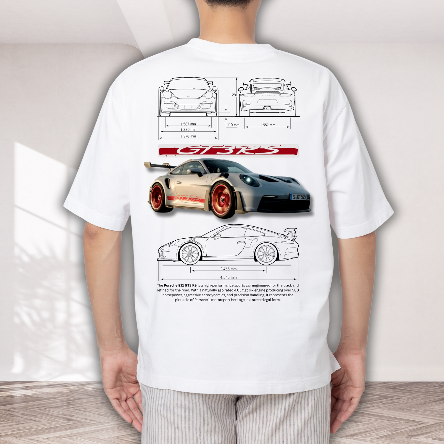 Porsche 911 GT3RS - Oversized T-Shirt