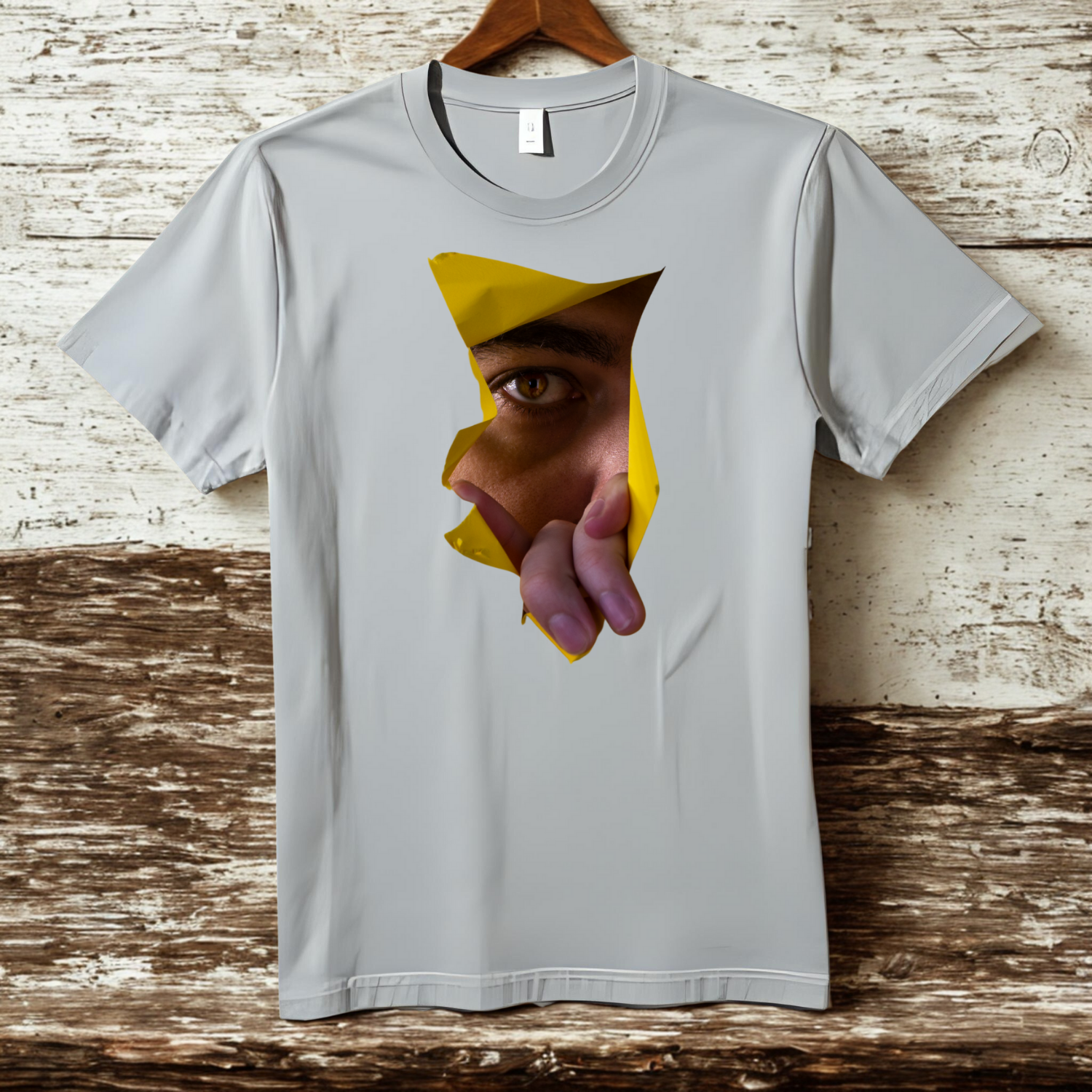 Peek-a-boo - Cotton T-Shirt