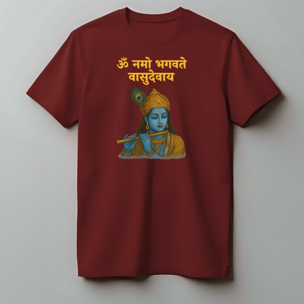Om Namoh Vasudeva - Cotton T-Shirt