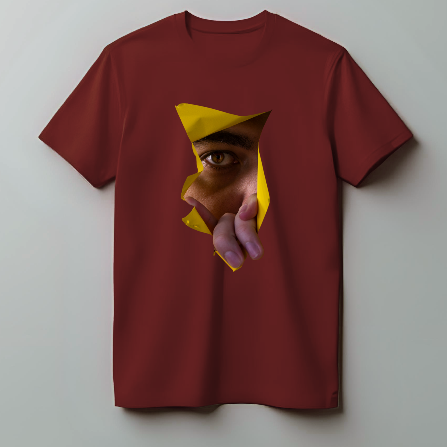 Peek-a-boo - Cotton T-Shirt