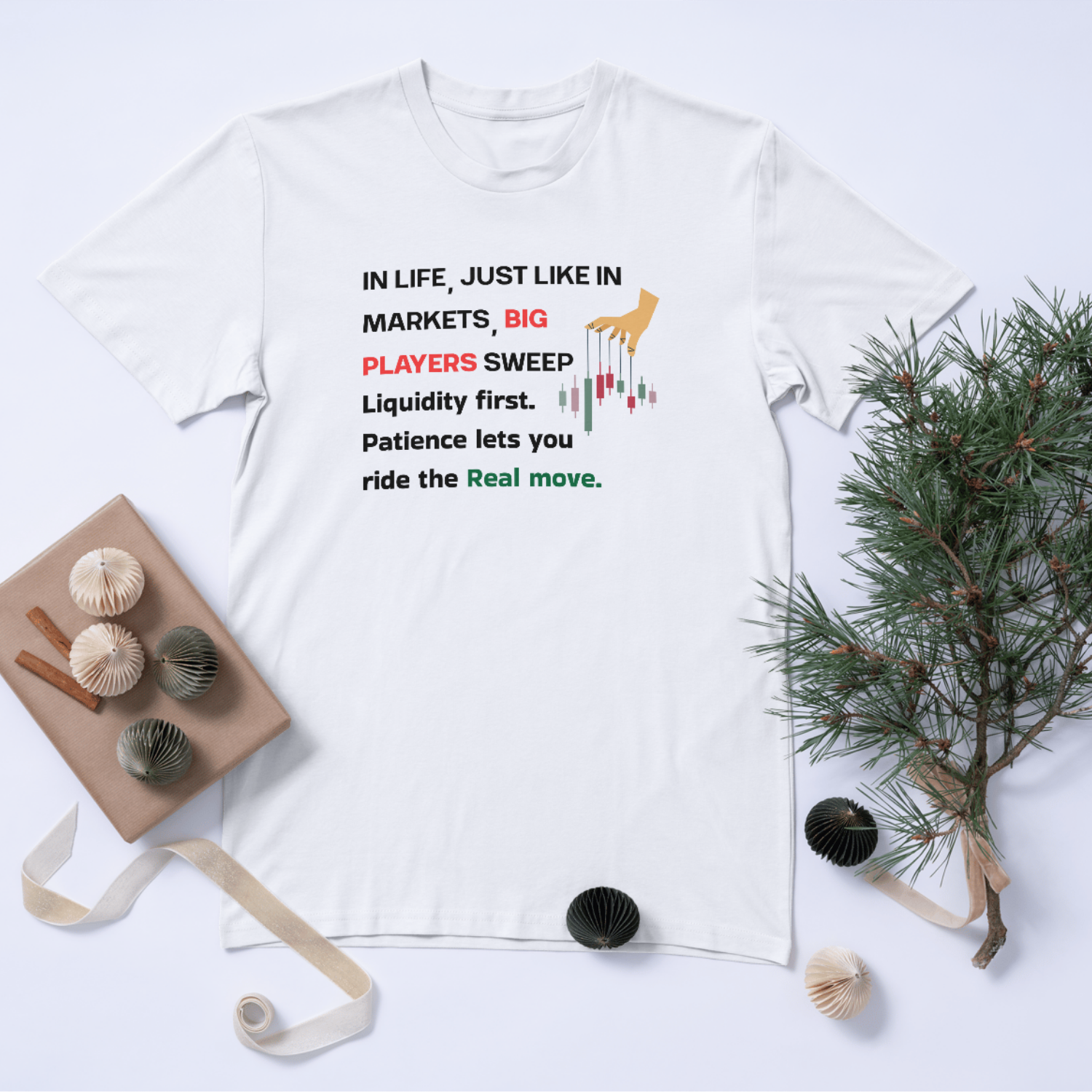 Big Players Liquidity Sweep - Cotton T-Shirt