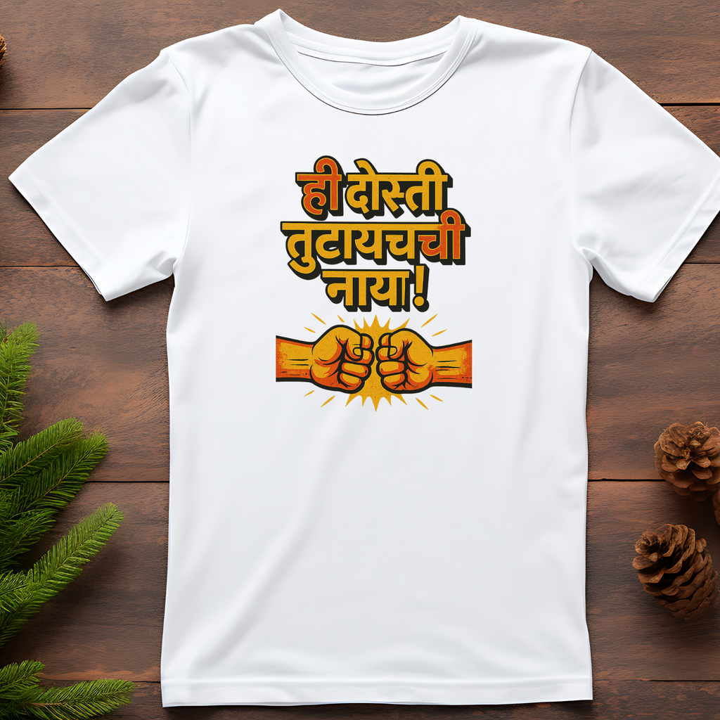 Friendship will Never Break - Cotton T-Shirt