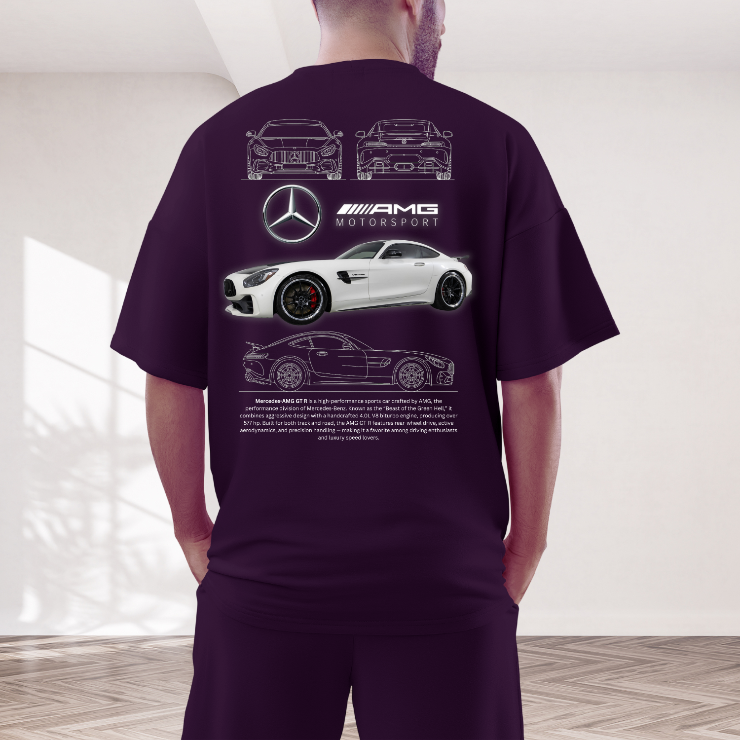 Mercedes AMG GT R - Oversized T-Shirt
