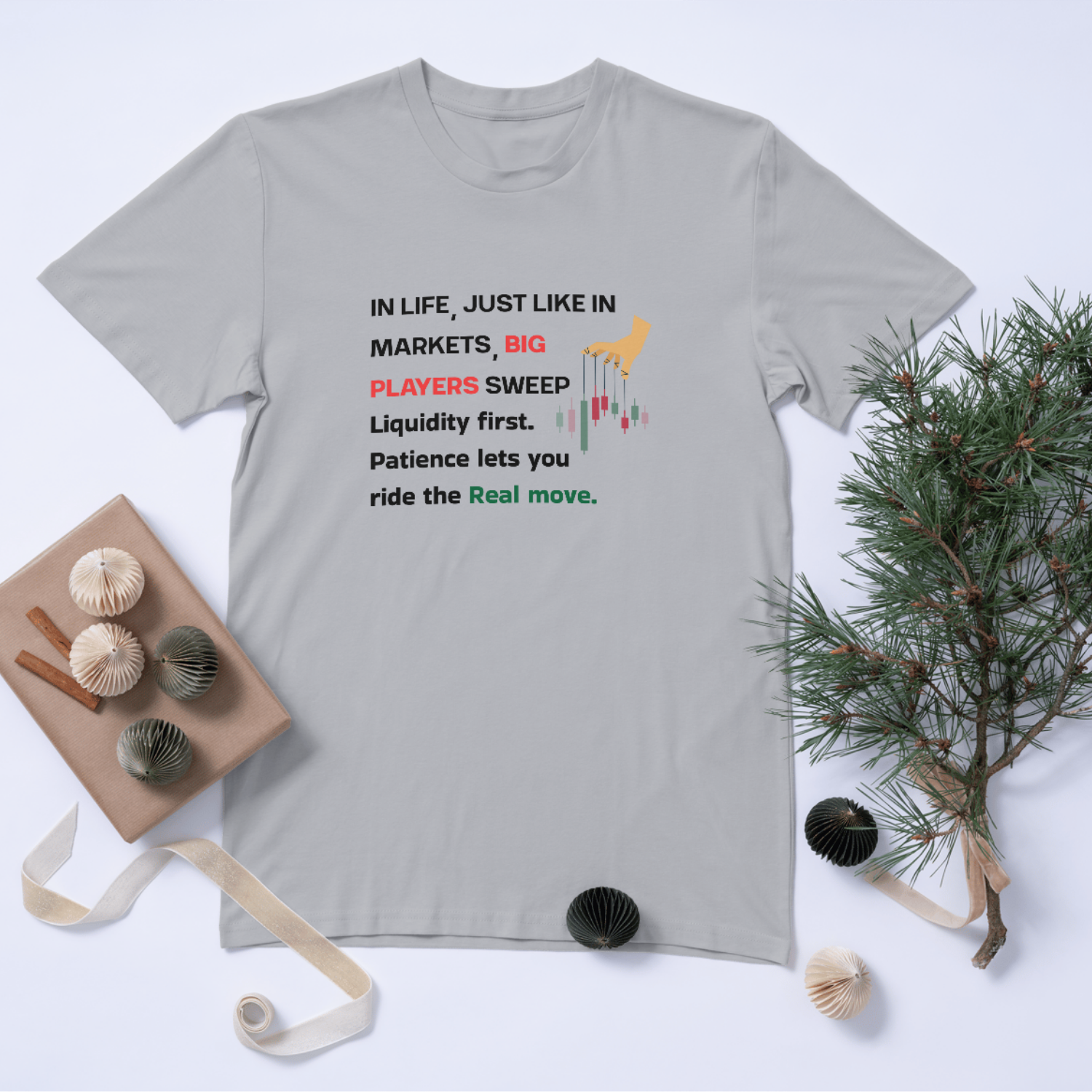 Big Players Liquidity Sweep - Cotton T-Shirt