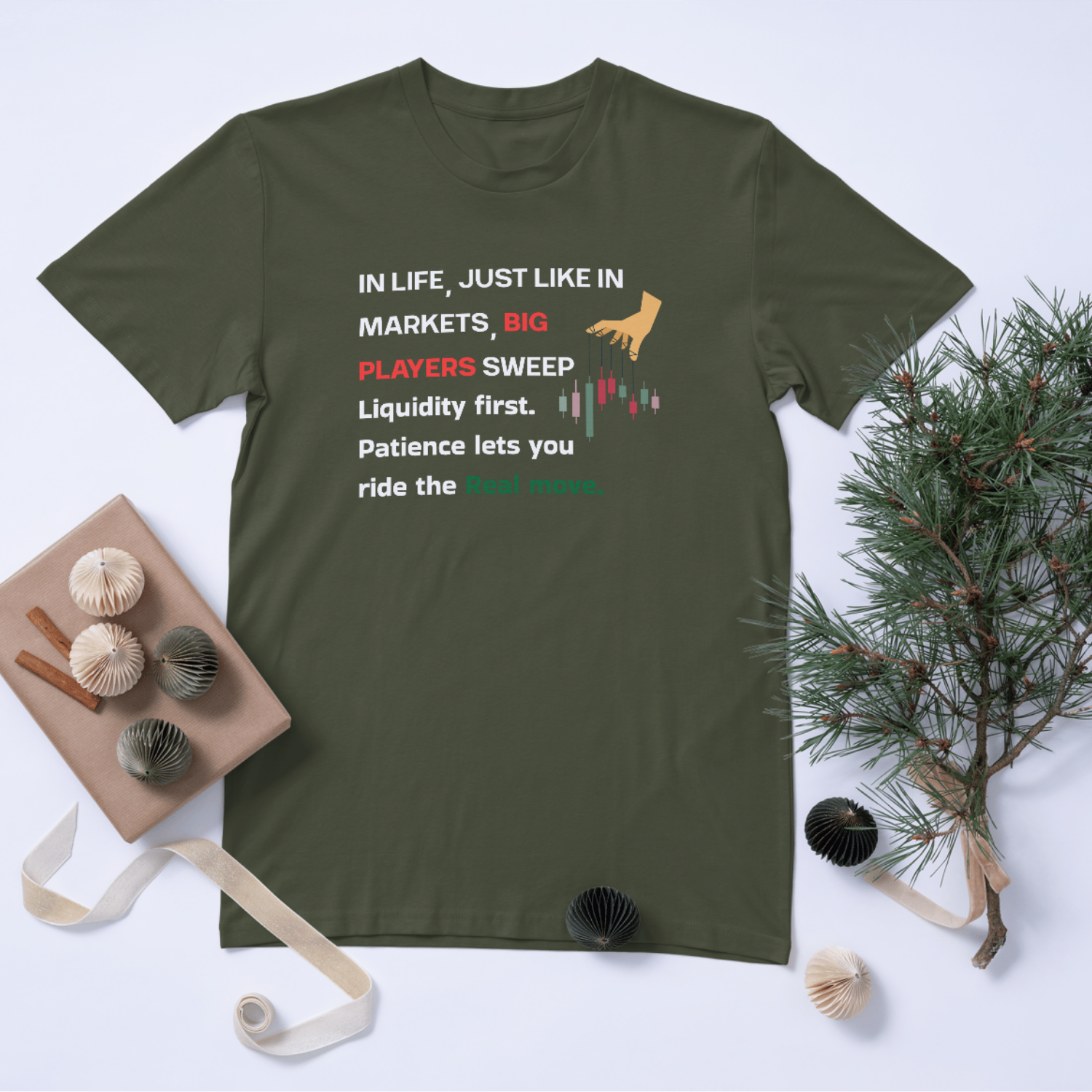 Big Players Liquidity Sweep - Cotton T-Shirt