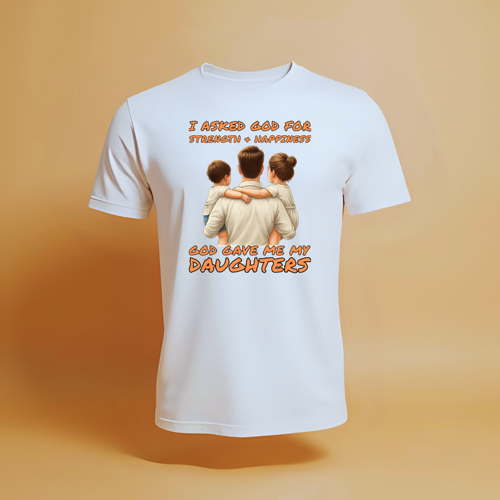 Dad - Daughters - Cotton T-Shirt