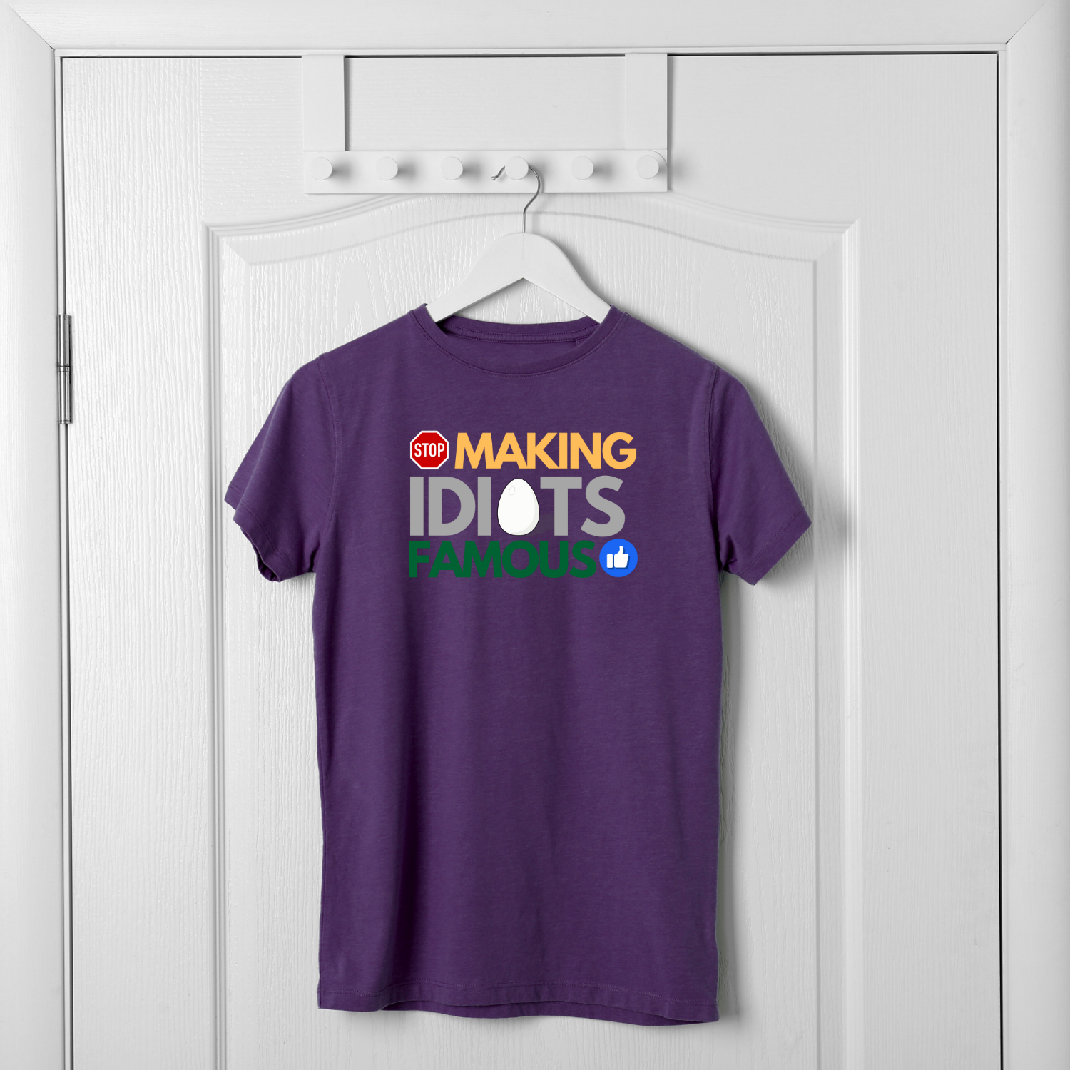 Stop making idiots famous T-Shirt