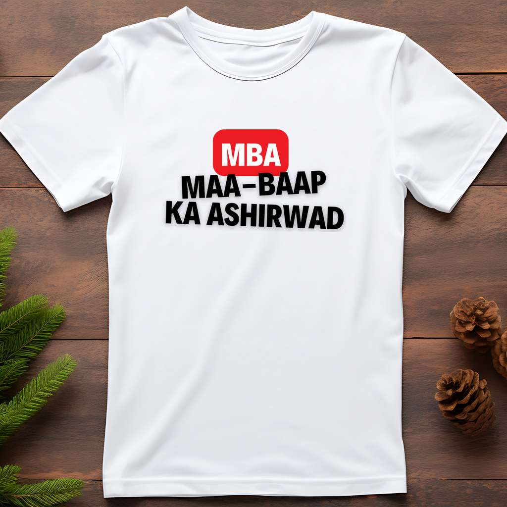 Maa Baap Ashirwad - Cotton T-Shirt