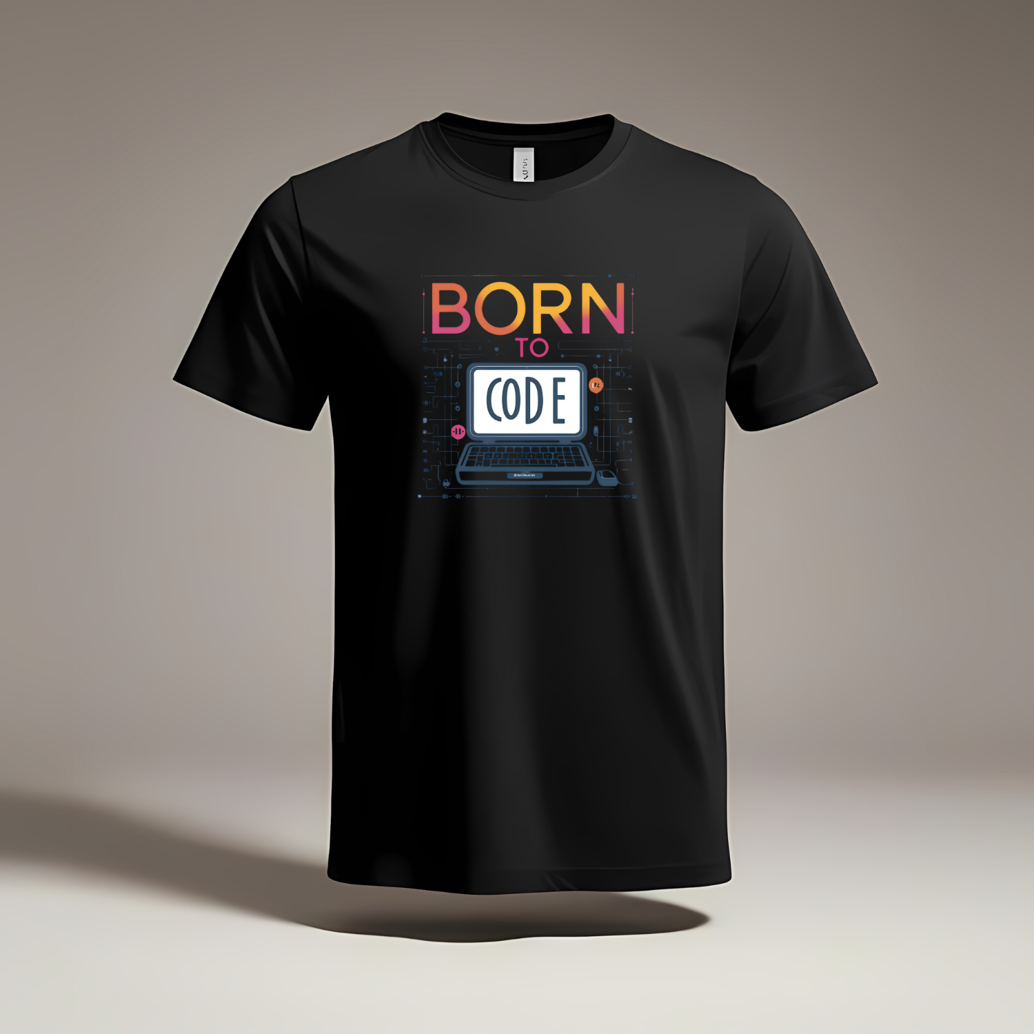 Unisex Born to code - Cotton T-Shirt