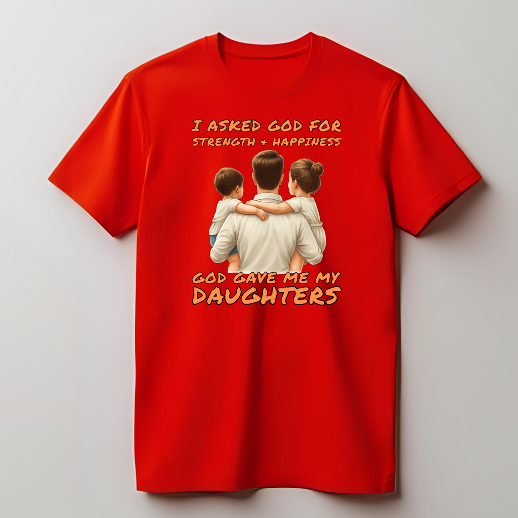 Dad - Daughters - Cotton T-Shirt