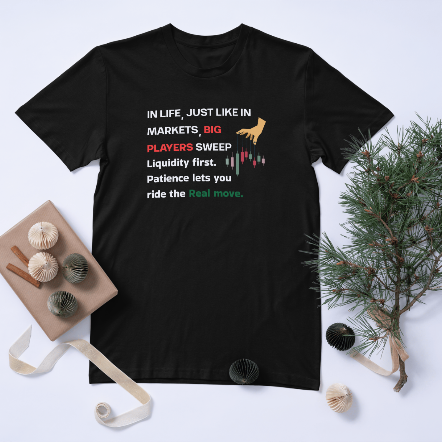 Big Players Liquidity Sweep - Cotton T-Shirt