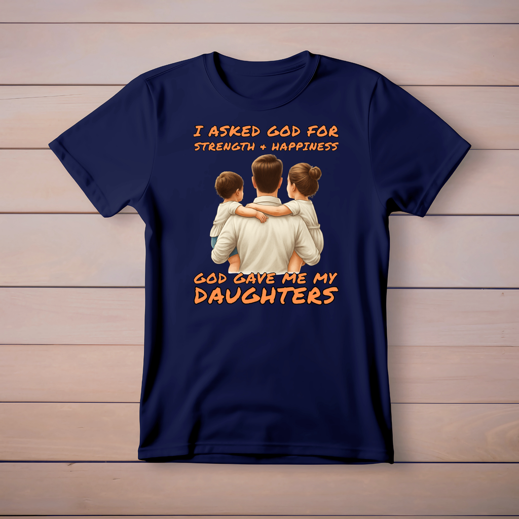 Dad - Daughters - Cotton T-Shirt