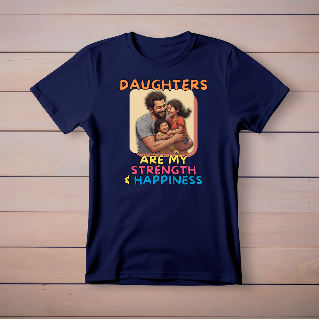 Daughters - Strength & happiness - Cotton T-Shirt