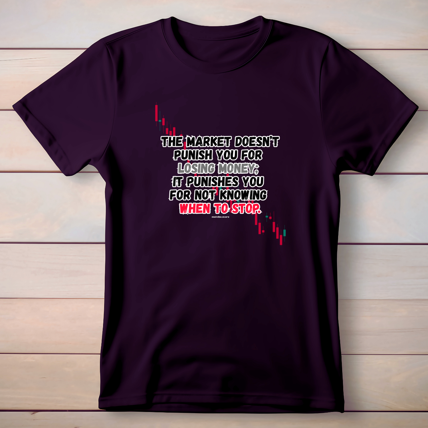When to Stop - Cotton T-Shirt