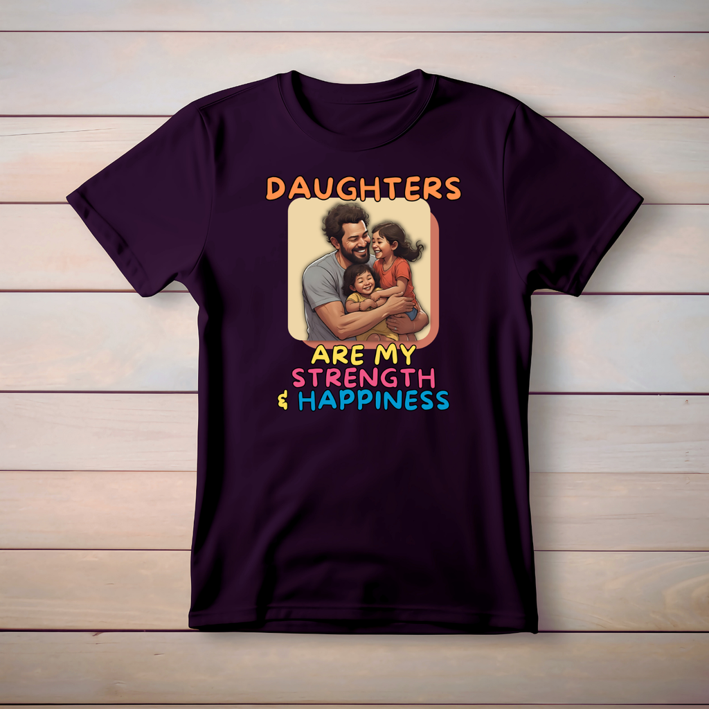 Daughters - Strength & happiness - Cotton T-Shirt