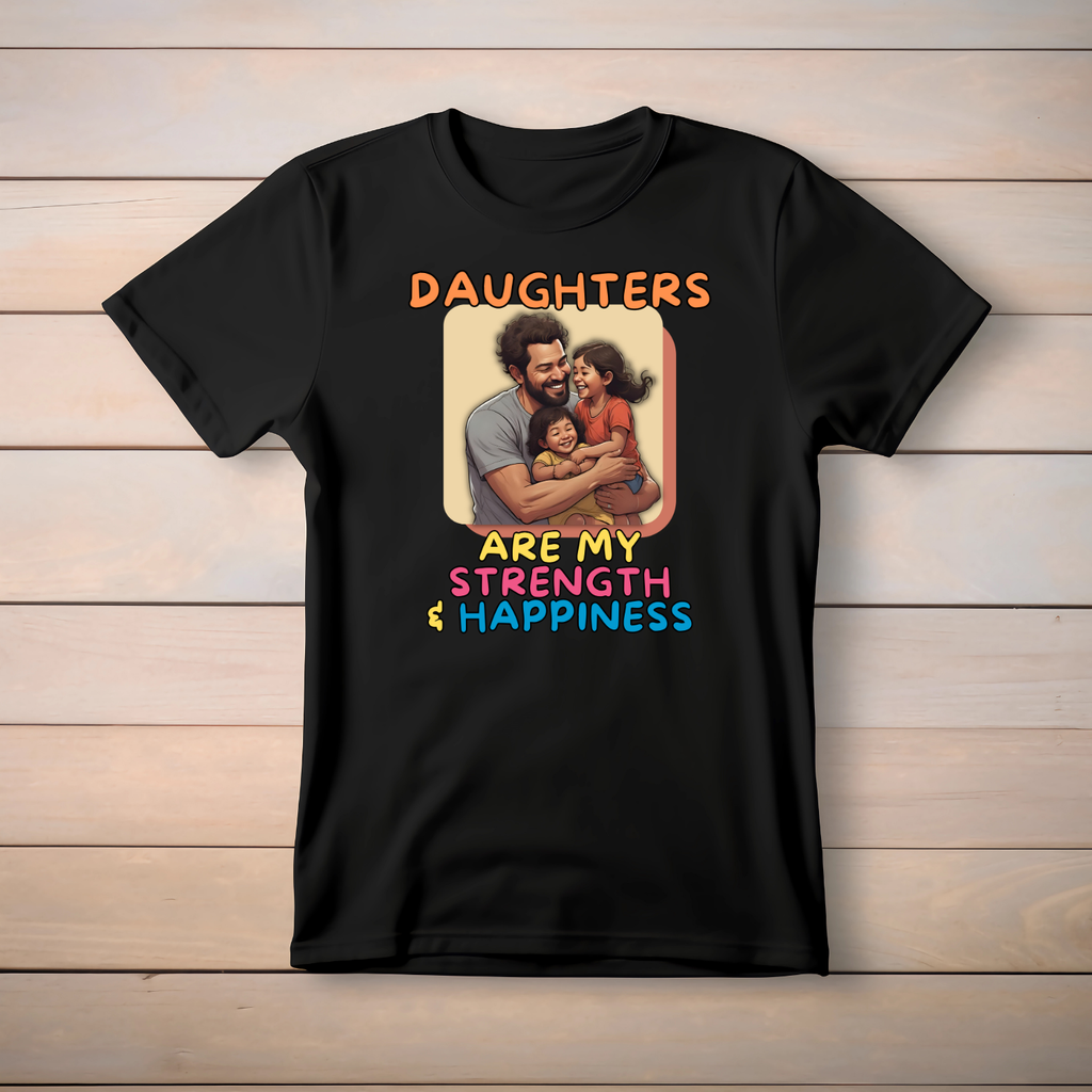 Daughters - Strength & happiness - Cotton T-Shirt