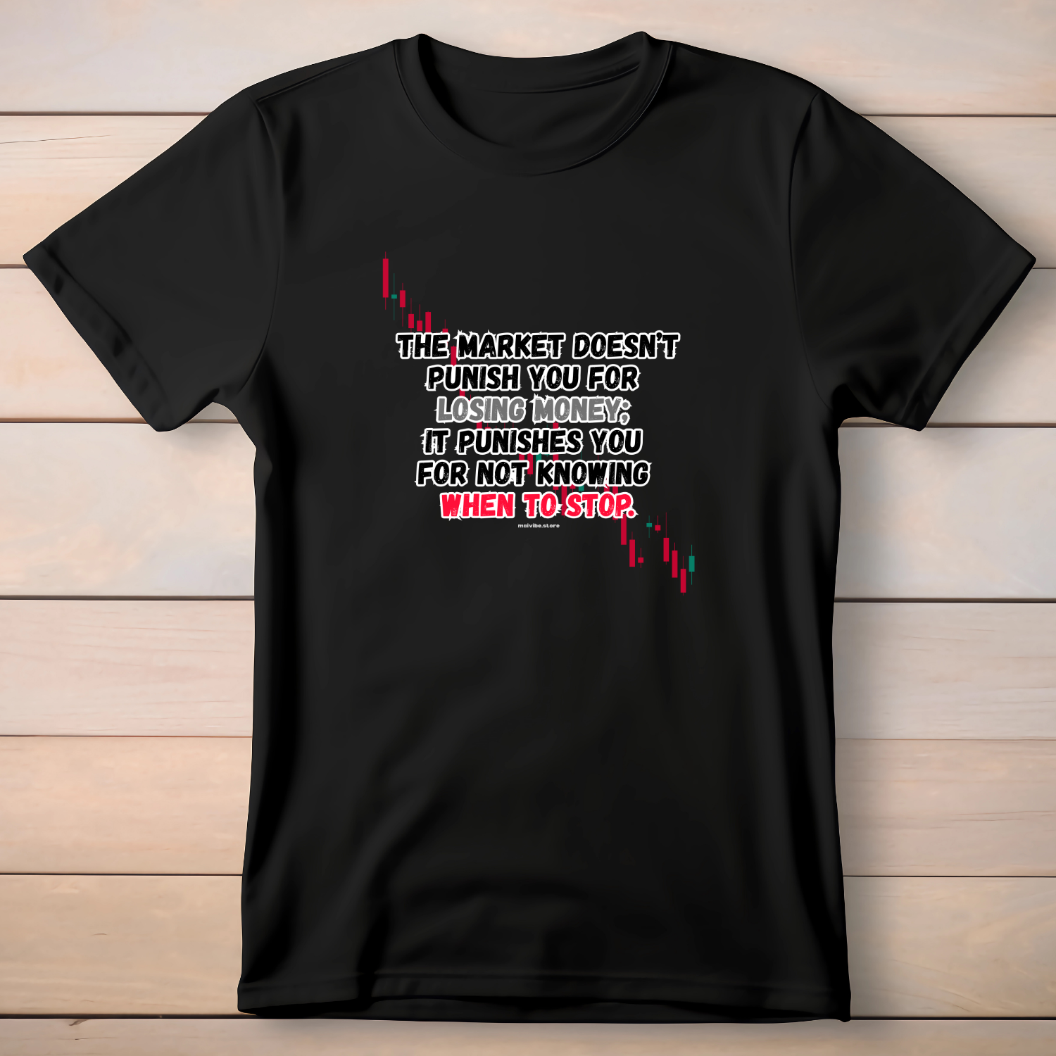 When to Stop - Cotton T-Shirt